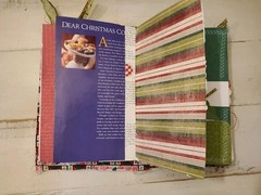 100-Page Handmade Christmas Junk Journal Vintage Charm Ready for Your Creativity