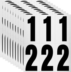 Adhesive Number Pack – 60 Weatherproof Reflective Numbers for Homes & Businesses