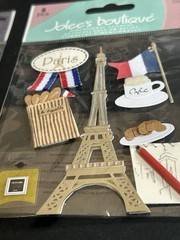 jolee’s boutique Dimensional stickers Paris Eiffel Tower 4 Sheets 32 Stickers