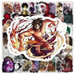 Anime Attack On Titan Stickers Vinyl Decals Sticker Bomb Laptop Pack Lot 50pc