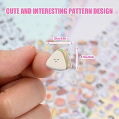 500+ Mini Puffy Stickers 4 Sheets Kawaii