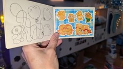 Vintage Hallmark Stickers Book Forever Friends Teddy Bears Activity Book UK New