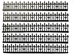 8″ SPOOKY OLD FENCE, FENCE’S w/ BATS BORDER SILHOUETTE DIE CUT/ CUTS