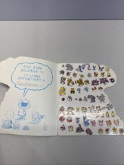 Vintage Sandylion Sticker Album Snoopy Joe Cool Peanuts 20 Pages