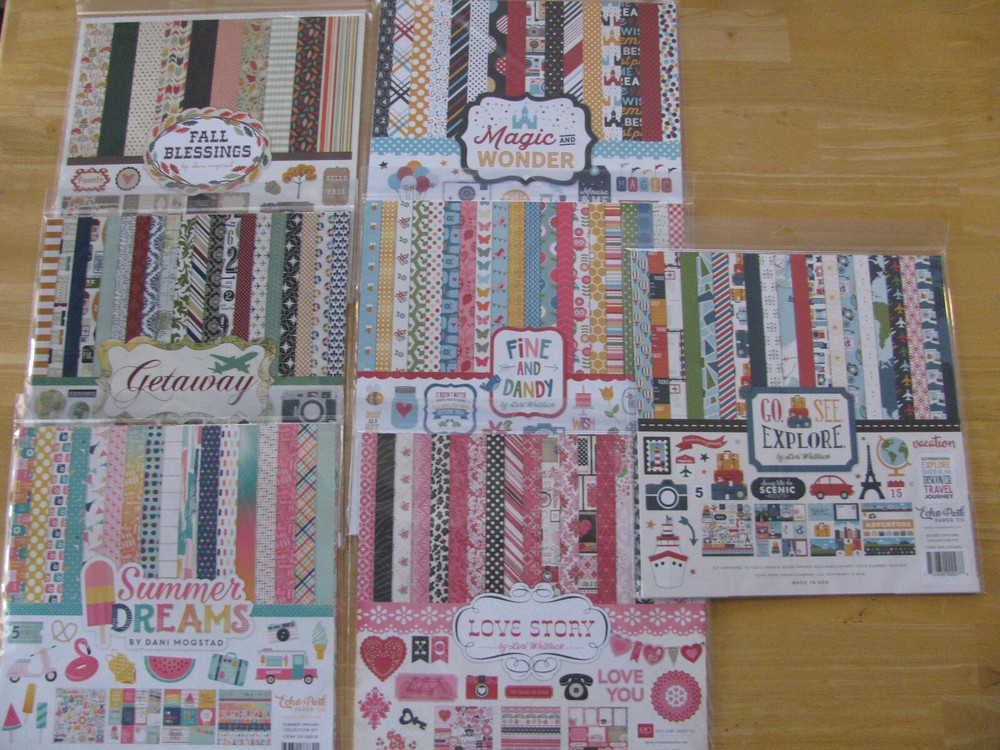 Echo Park 12×12 Scrapbook Collection Kits U PICK NEW IN PACKAGE