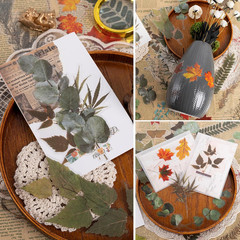 80 PCS Large Vintage Fall Leaf Stickers, Flower and Leaves Stickers Set, Autumn