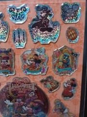 Disney Epoxy Prism Sticker Sheet Pack TOKYO DISNEYLAND DISNEYSEA JAPAN Halloween