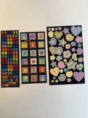 Lot of 38 Vintage Stickers & Sticker Sheets New Out Of Package