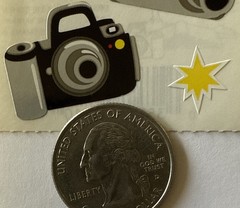 CAMERAS Stickers(4pc) Mrs.Grossmen’s•Flash•Say Cheese•Stars•Picture•Card Making•