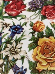 Vintage PZB Die Cuts, Die Cut, Flowers, Floral, Made In Germany, Ephemera, Paper