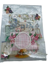 Scrapbooking Chipboard Lot Of 4 Various Brands All New