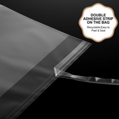 100 Pack Acid-Free Crystal Clear Sleeves Storage Bags for 11×14 Art Prints/Fr…