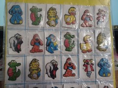 Vintage 1980’s Era Three Dimensional Animal Puffy Stickers w/Googly Eyes #739