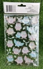 Mini Kids Puffy Colorful Owl Stickers Branches Owls Animals Birds 28pc Pink 3+