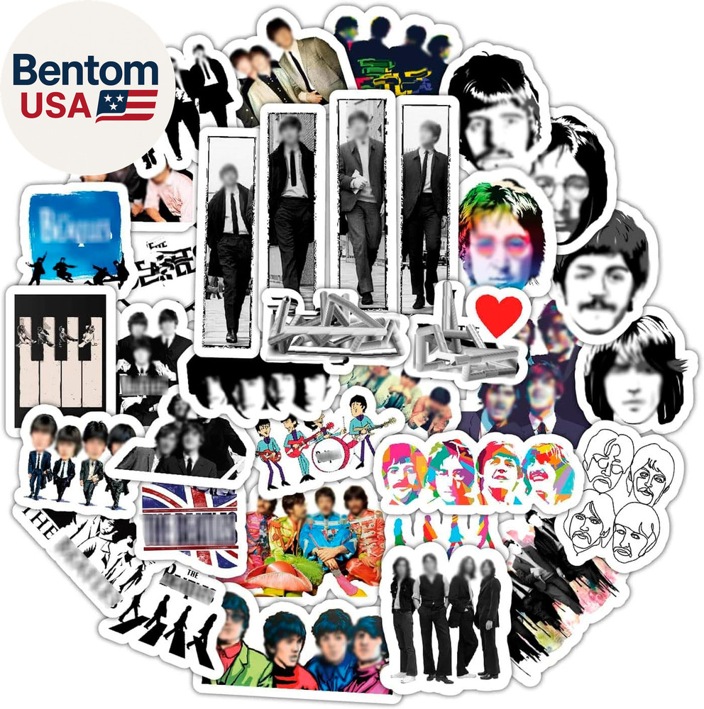 35 Pcs the Beatle Stickers for Adults, the Beatle Gifts, the Beatle Memorabilia