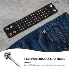 200 Pcs Metal Decors Mini Brads for Paper Crafts Indoor Sofa