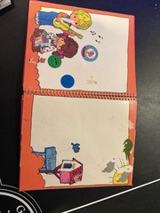 Vintage 1983 Imperial Toy Corp Sticker Album Used Loaded 80s Scratch Sniff Pizza