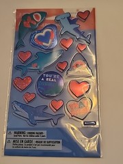 Travel Stickers Lot of 3 Packs Jolee’s 3-D Beach/Pool Vacation Puffy Sharks Jot
