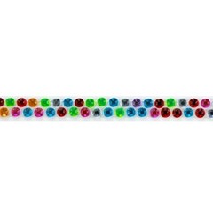 Jolee’s Rainbow Rhinestone Sticker Roll 1 Yard 3 MM Almost 1/8″ Diameter