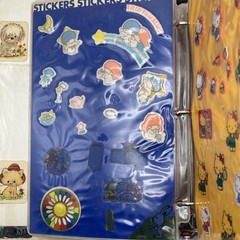 Vtg 1980s Small World Sticker Book Sanrio Scratch Sniff Hello Kitty 10 Pgs Album