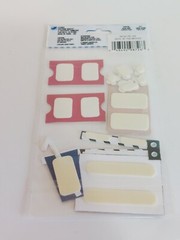 Lot of 5 Scrapbook Sticker Decoration Sheets Medical Movies Love Romance Hearts