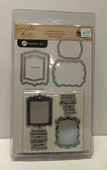 Sizzix / Hampton Art Stamp & Frame Die Cut Set # 659045 – Frames Labels NEW!