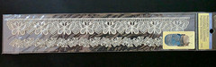 RECOLLECTIONS Themed Removable Stickers – 12″ LACE BUTTERFLIES BORDERS – 2 pcs