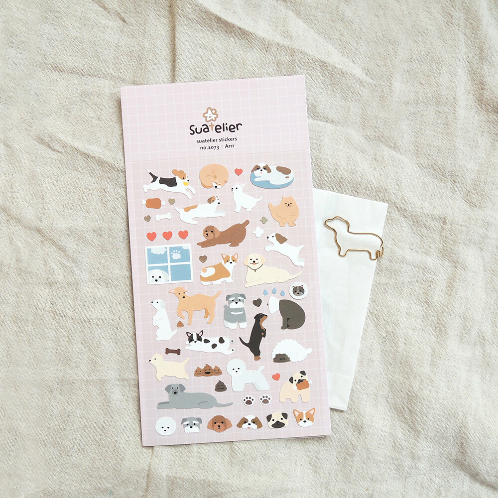 ARRR – Adorable scrapbooking sticker ( Dogs )