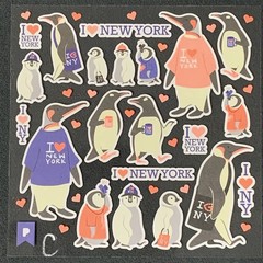 Pipsticks “City Tourist” (January 2022) Sticker Sheets (4x4in)