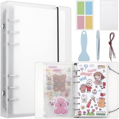 SUNEZLGO Reusable Sticker Album with Pockets, 100 Sheets, Blank Sticker Book …