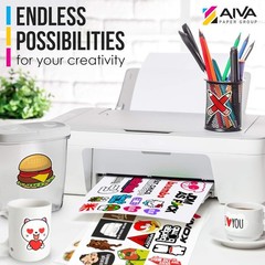 Versatile 15-Pack Printable Vinyl Sticker Paper – Waterproof & Scratch Resistant