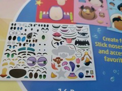 3 Books Funny Faces Sticker Fun Monsters Crazy Spooky DISNEY EMOJI BENDON
