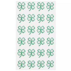 1 Sheet St. Patrick’s Day Irish 4 Leaf Clover Stickers Papercraft Planner Craft
