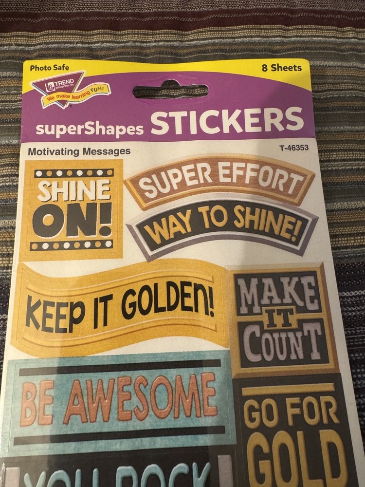 TREND superSHAPES STICKERS MOTIVATING MESSAGES T-46453