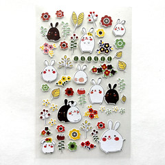 Bunny Easter Planner Stickers Journaling Scrapbooking Cards