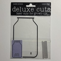 Deluxe Cuts Laser Die Cuts Jar & Lid Lot/7 NEW Bonus – See Photos