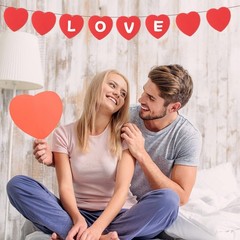 200 Pieces Hearts Cutouts Paper Heart Shapes 4 Inch Red Shape