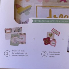 BN Project life Notes and things edition 130 pces journaling cards Item #380373