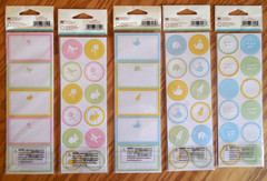 NEW Lot of 5 Martha Stewart Crafts Create Icon Labels*Stickers*Seals for Baby