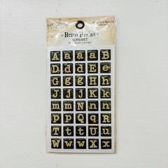 Karen Foster Design Retro Resins Alphabet