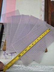 Mixed Scrapbooking Junk Journal Shadow Box Lot 6- Cardstock, Stamps, Vellum
