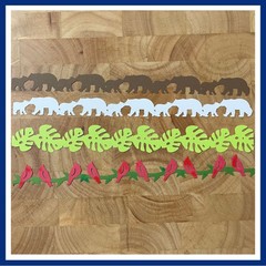 Creative Memories Die-Cut Paper Pieces: Enjoying Nature Border Punch Set