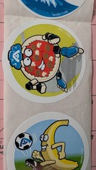 Vintage Stickers Albertsons Grocery Store Banana Cookie Skateboard Pizza Lot 5
