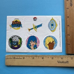 Vintage 90s Pizza Hut Promotional Pirates of Dark Water Sticker Sheet 1992