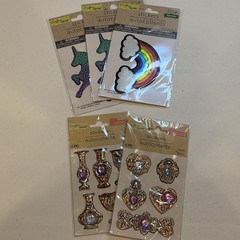 Crafters Square Scrapbooking Stickers Bling Lot Of 5 As Pictured NEW *READ*