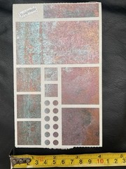 Mrs. Grossman LOT of 10 Scrap Metal Block Stickers Rusty Door & Buried Treasure