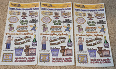 3 Heartwarming Expressions Over The Hill HES-24 Scrapbook Stickers 2002