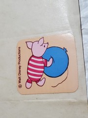 2 Lot Super Early Rare Vintage Disney Winnie The Pooh & Mary Poppins Stickers