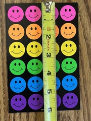 Vintage Smiley Face Stickers American Greetings, AGC, 5 Sheets Remain