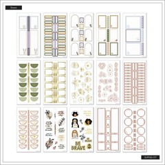 NEW Happy Planner Sticker Book – Painted Blossoms 513 Pieces 🐌🌼🤎🦙🦋🌿